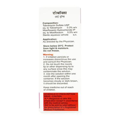 TOBOX Eye Drops 5ml - Eye Infections-Eaa