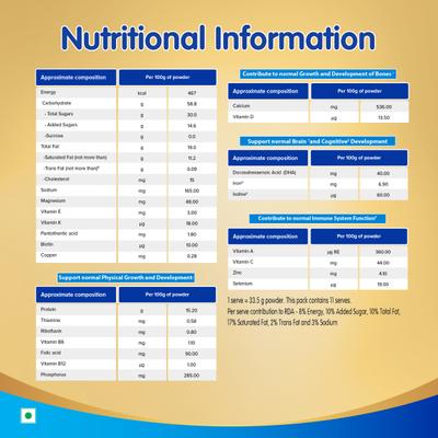 Nestle Nangrow (2-5 Years) Powder 400 gm - Creamy Vanilla Flavour (Refill Pack) - Baby And Infant Supplements