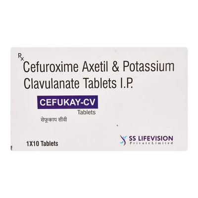 CEFUKAY CV Tablet 10's - Bacterial Infections-Cep