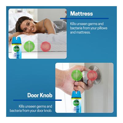 Dettol Multi-Purpose Disinfectant Spray For Hard & Soft Surfaces - Spring Blossom 225 ml - Others