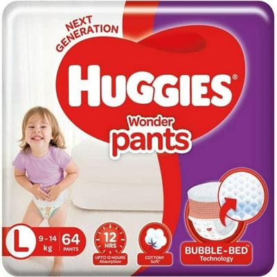 Huggies Wonder Pants Diapers (L) 64's - Diapers & Wipes
