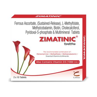 ZIMATINIC Tablet 15's - Supplements-Vam