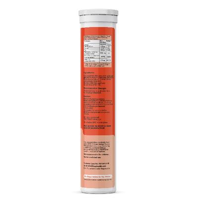 FixUpHealth Natural Amla Effervescent Tablet - Orange Flavour (Pack of 2 x 20s) 1's - Herbal Dietary Supplement