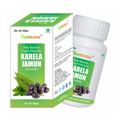 NutrActive Karela Jamun Powder 150 gm - Diabetes Care (Ayush)