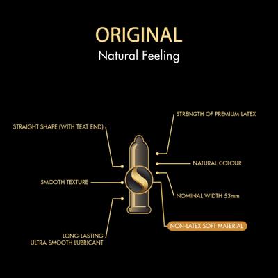 Skyn Condoms - Original Natural Feeling 3's - Plain/Flavoured Condoms
