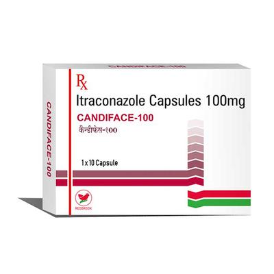 CANDIFACE 100 Capsule 10's - Fungal Infections-Anf