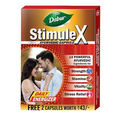 Dabur StimuleX Ayurvedic Capsule 10's + Free Capsule 2's - Sexual Healthcare