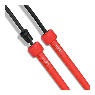 MuscleXP Skipping Rope (Jumping Rope) - Red & Black 1's - Workout Essentials