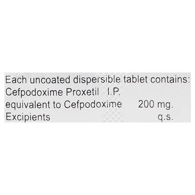 SAFODEX 200mg Dispersible tablet 10's - Bacterial Infections-Cep