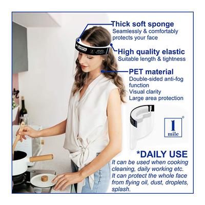 1Mile Protective Face Shield - Be Careful (200 Micron) 10's - Surgical Consumable