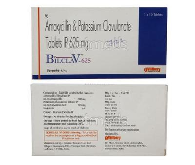 Bilclav 625mg Tablet 10'S - Bacterial Infections-Pen