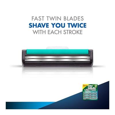 Gillette Vector Cartridges 6's - Razors & Cartridges