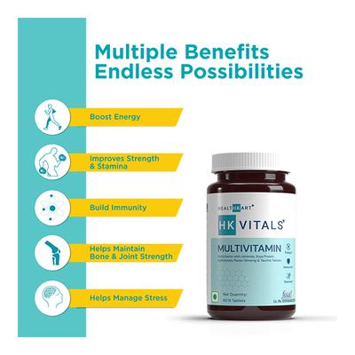 HealthKart HK Vitals Multivitamin Tablet 60's - Multi-Vitamins