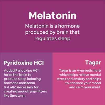 CF Melato-T3 Melatonin 3 mg+ Veg Tablet 90's - Mental Health