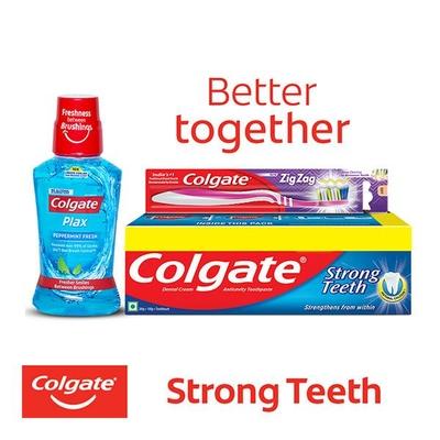 Colgate Strong Teeth Anti-Cavity Toothpaste - Saver Pack 300 gm - Toothpaste