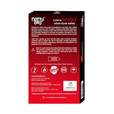 NottyBoy JuicyLucy Condoms 10's (N) - Plain/Flavoured Condoms