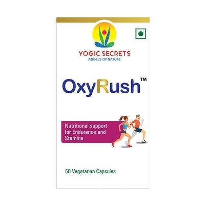 Yogic Secrets OxyRush 400 mg Vegetarian Capsule 60's - General Health