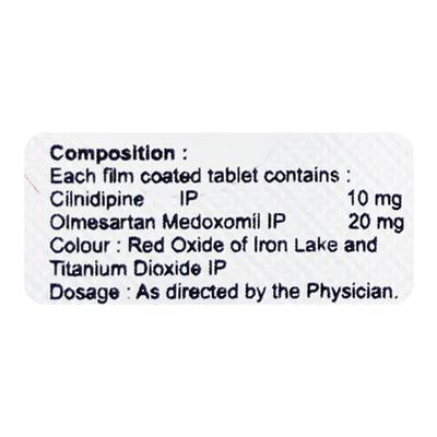 Cilidin O 20mg Tablet 10'S - Hypertension-Ana