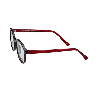 Vision Express 29389 Red Round Eyeglasses (Including UV Blue Lens) 1's - Wearables Eye Glasses