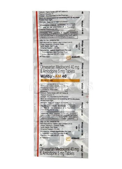 Winbp AM 40mg Tablet 10'S - Hypertension-Ang