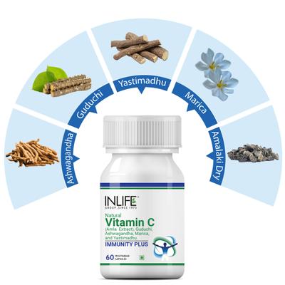 INLIFE Immunity Plus Capsules 60's - Vitamin C