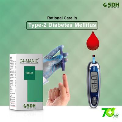Shree Dhanwantri Herbals D4-Manic Tablet 60's - Diabetes Care (Ayush)