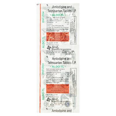 Aldo TL 5mg/40mg Tablet 10'S - Hypertension-Ang