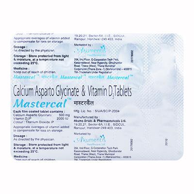 Mastercal Tablet 10'S - Supplements-Cal