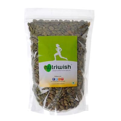 Nutriwish Raw Pumpkin Seeds 500 gm - Nutritional Bars
