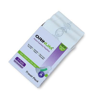Orinum Sanitary Napkin Travel Pack (Regular) 3's - Sanitary Napkins