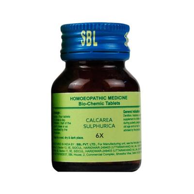 Hapdco Calcarea Sulphurica 6X Tablet 25 gm - Bio-Chemic