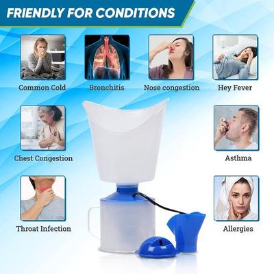 Carent Premium 3 in1 Steamer Vaporiser - White 1's - Respiratory Care Devices