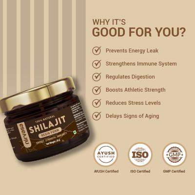 Nirvasa Shilajit Resin (Pack of 6 x 20 gm) 1's - Sexual Care