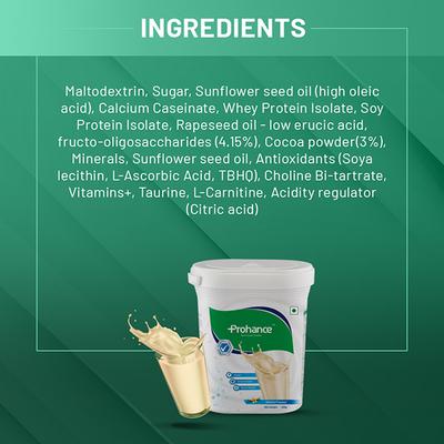 Prohance Vanilla Powder 200gm - Supplements-Ent