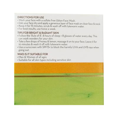 Mamaearth Ubtan Face Mask - Turmeric, Saffron & Apricot Oil (100 gm) - Face Creams