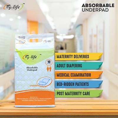 Ez-life Absorbable Underpad 10's - Adult Diapers & Pads