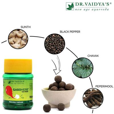 Dr. Vaidya's Gasoherb Pills (Pack of 2 x 30's) - Speciality Medicines