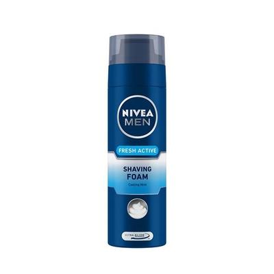 Nivea Men Fresh Active Shaving Foam 200 ml - Shaving Foams