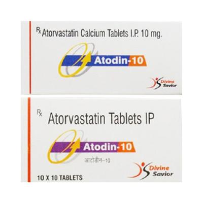 ATODIN 10 Tablet 10's - High Cholesterol-Dys