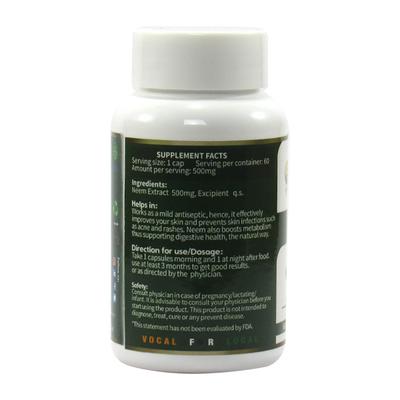 Shrimad Herbal Neem Capsule 60's - Pure Herbs