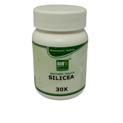Bio-India's Biochemic Tablet - Silicea 30X 25 gm - Bio-Chemic