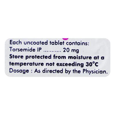 TORSILONG 20 Tablet 10's - Hypertension-Diu