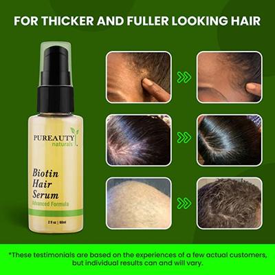 Pureauty Naturals Biotin Hair Growth Serum 60 ml - Hair Serums