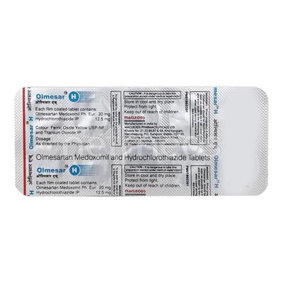 Olmesar H 20mg Tablet 10'S - Hypertension-Ang