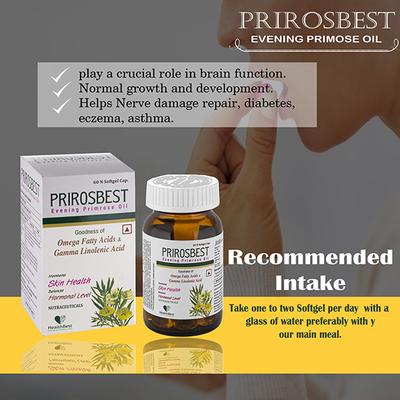 HealthBest Prirosbest Evening Primerose Oil Softgel Capsule 60's - Multi-Vitamins