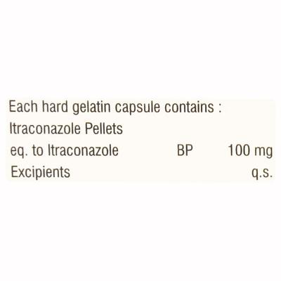 GLOWID 100 Capsule 7's - Fungal Infections-Anf