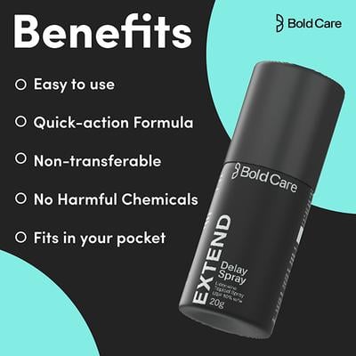 Bold Care Lube Combo Pack (Vibe Lube 100 ml - Chocolate + Extend Delay Spray 20 gm) - Intimate Spray