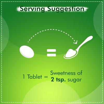 Equal Stevia Natural Sweetener Tablet (Pack of 5 x 100's) 1's - Sugar Substitute