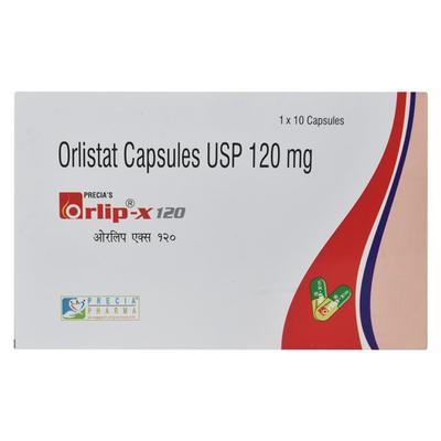 ORLIP X 120 Capsule 10's - Obesity