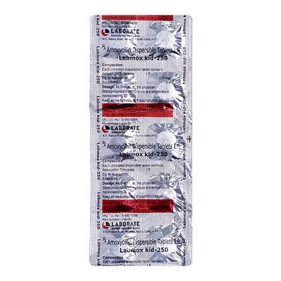 LABMOX KID 250 Tablet 10's - Bacterial Infections-Pen